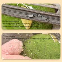 1pc  "Space-Saving Design"  Large Transparent Toy Storage BinsWaterproof, Multi-Use Organizer For Building Blocks & Plush Toys,Perfect For Bedroom, Bathroom, Office Desk Room Decor Home Decor Fall Decor Bedroom Decor - Multicolor - View 5