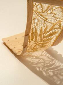 Deyllo Strapless Push Up Lightly Padded Full Coverage Underwire Bra - Apricot - View 8