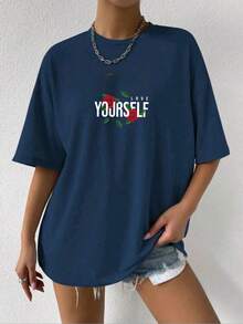 Women T-Shirts - Màu xanh hải quân - Xem 1