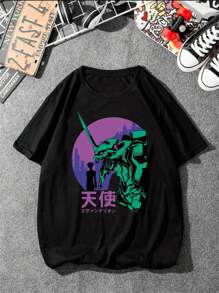 Men T-Shirts - 黑色 - 查看 1