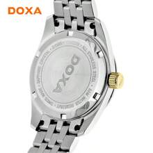 DOXA Ladies Watch Real Diamond Moment Independent Window Display Steel Band Watch Exquisite And Compact Swiss Watch D150TCM