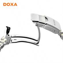 DOXA Ladies Watch Real Diamond Moment Independent Window Display Steel Band Watch Exquisite And Compact Swiss Watch D150TCM