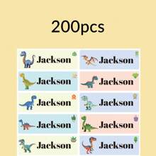 100/200/500pcs Custom Waterproof Stickers Personalized Name Labels Stickers For Kids, Back To School Supplies For Kids, Daycare Clothing Labels For Kids, Labels For Clothes, Custom Name Tag Stickers, Customizable Stickers, Custom Sticker, School Supplies For Kids, Boy, Girl,Warm Ambience,Winter Grace - Color - View 10