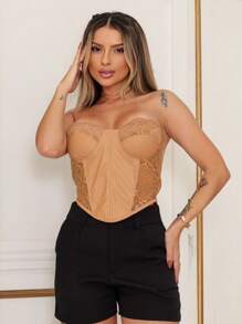 Women Tank Tops & Camis - Lạc đà - Xem 1