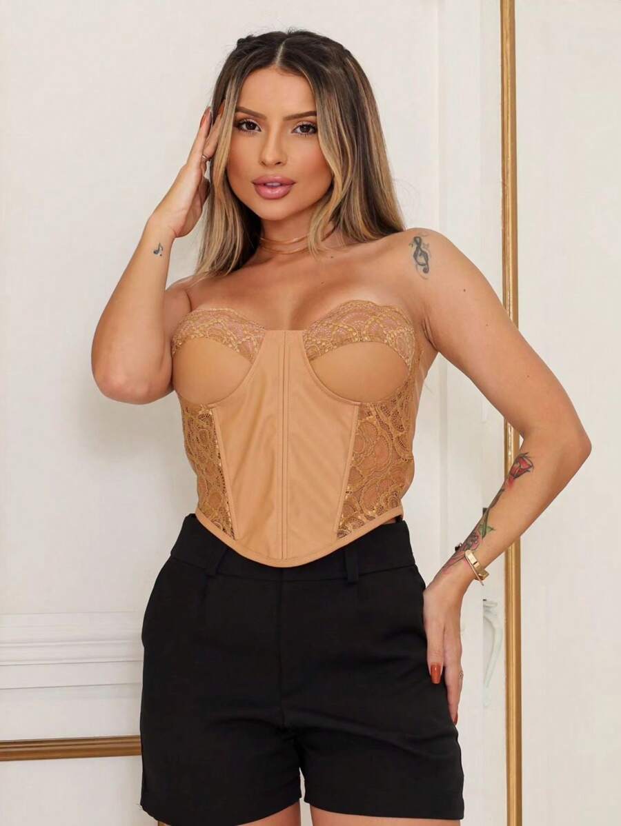 Women Tank Tops & Camis - Lạc đà - Xem 1