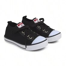 Tenis Meia infantil casual Lets All Feminino e Masculino Preto