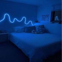 Manguera Tira Neon Led Flexible Luz Con Eliminador - Azul - Ver 1