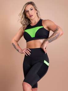 Women Sports Sets - 綠色 - 查看 1