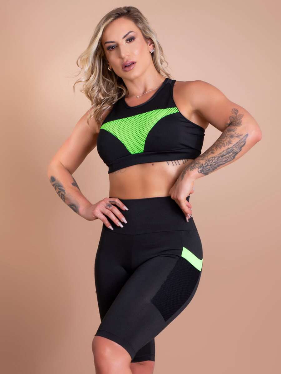 Women Sports Sets - 綠色 - 查看 1
