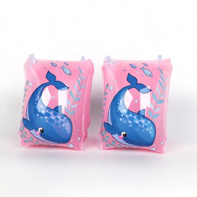 2pcs Blue Whale Pattern Swim Arm Bands Inflatable Swimming Arm Float Rings Floater Sleeves Roll Up Arm Floater For Kids Children And Adults Swimming Pool Supplies Inflatable Float Sleeve Swimming Arm Ring Arm Float Swimming Inflatable Arm Ring Portable Float Sleeve Swimming Training Accessories Thickened Inflatable Float Sleeve Adult Double Airbag