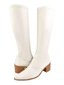 ZATURE STORES Women Equestrian Boots & Western Boots - 白色 - 查看 4