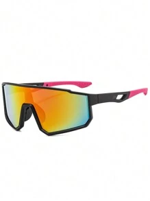 1pc  Pit Viper Polarized Sunglasses For Cycling, Unisex Outdoor Windproof Goggles With Multicolor Lens - Multicolor - View 1