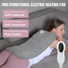 New Household Cross Border Home Therapy Heating Pad Electric Heating Blanket Heating Pad Small Electric Heating Blanket Heating Pad 10 Level Heating Family Gift - UK Plug(220-240V) - View 1