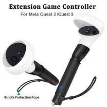 Extension Grips For Oculus/META Quest 2 Accessories, Handle For Quest 3 Controllers, Long Arms Quest 2 Accessory For Beat Saber/Gorilla Tag/Golf Club - Multicolor - View 2