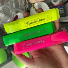 Resaltadores Paquete Con 3 Piezas Para Oficina Escuela Material Escolar GUANGTIAN CHEN  SHOP - Multicolor - Ver 4