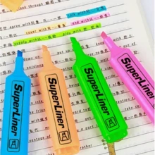 Resaltadores Paquete Con 3 Piezas Para Oficina Escuela Material Escolar GUANGTIAN CHEN  SHOP - Multicolor - Ver 3