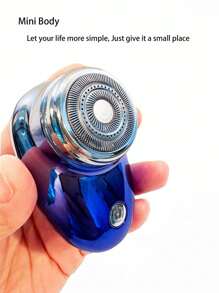 Kemei KM-C52 迷你剃刀攜帶式剃毛機，男士濕乾兩用電動剃刀，暢銷電動剃須刀，旋轉式剃刀，新男友生日禮物