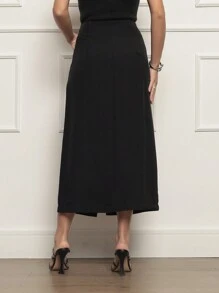 Women Skirts - 黑色 - 查看 3