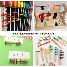 Mini Clothes Pins For Photo, Small Clothespins 100 Pcs 1" Natural Wooden ,Mini Photo Clips Small Clothes Pins For Photos, Crafts, Arts