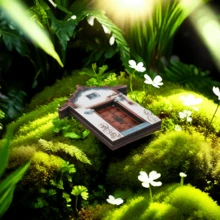 Fairy Tale Door Home Decor Small Door Ornament With Wooden Craft, Creative Table Decoration, 1pc - Multicolor - View 8