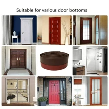 1pc Silicone Rubber Sealing Strip, Door Sealing Strip, Professional Door And Window Self-Adhesive Window Sealing Strip, Self-Adhesive Rear Door Windproof Strip, Rubber Anti-Collision Strip, Suitable For Retail Stores, Restaurants, Hotels, Anti-Theft Doors, Iron Doors, Glass Doors, Stickers, Wall Decal, Vinyl Decal For Home Decorations, Spring Decoration Items Refresh Your Home, Rama Decoration Stickers Gifts Birthday Graduation