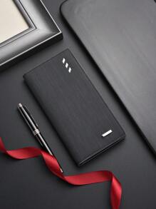 SHABILI New Men's Ultra-Thin In Korean Style With Multiple Card Slots For Students Men's Factory Leather Clutch For Men Wallet Purse Wallet Long Wallet - Black - View 2