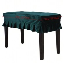 Vỏ bọc ghế đàn piano Vỏ bọc ghế đàn piano bằng nhung, Tấm phủ bụi bảo vệ ghế đơn & đôi cho ghế đẩu đàn piano, có nhiều màu sắc - Nhiều màu - Xem 2