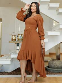 Women Dresses - Rỉ Nâu - Xem 1