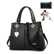AMIARYA Women Top Handle Bags - Black - View 1