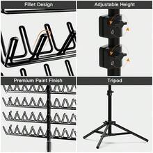 1pack Braiding Hair Rack With 120 Pegs, Height Adjustable Braiding Rack, Braiding Stand With Hair Braiding Tools, Easy To Carry Braid Rack For Hair Salon Home Traveling - Black - View 5