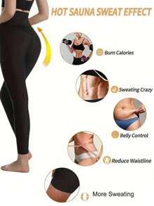 1 pièce Pantalon de sport taille haute pour femmes, automne et hiver 2025. Pantalon moulant amincissant à taille haute, legging de sport pour le levage des fesses et le modelage. Pantalon de yoga et de fitness moulant pour sculpter la silhouette parfaite. Legging de sport amincissant et levant les fesses, pantalon de sport respirant pour le yoga et la course.