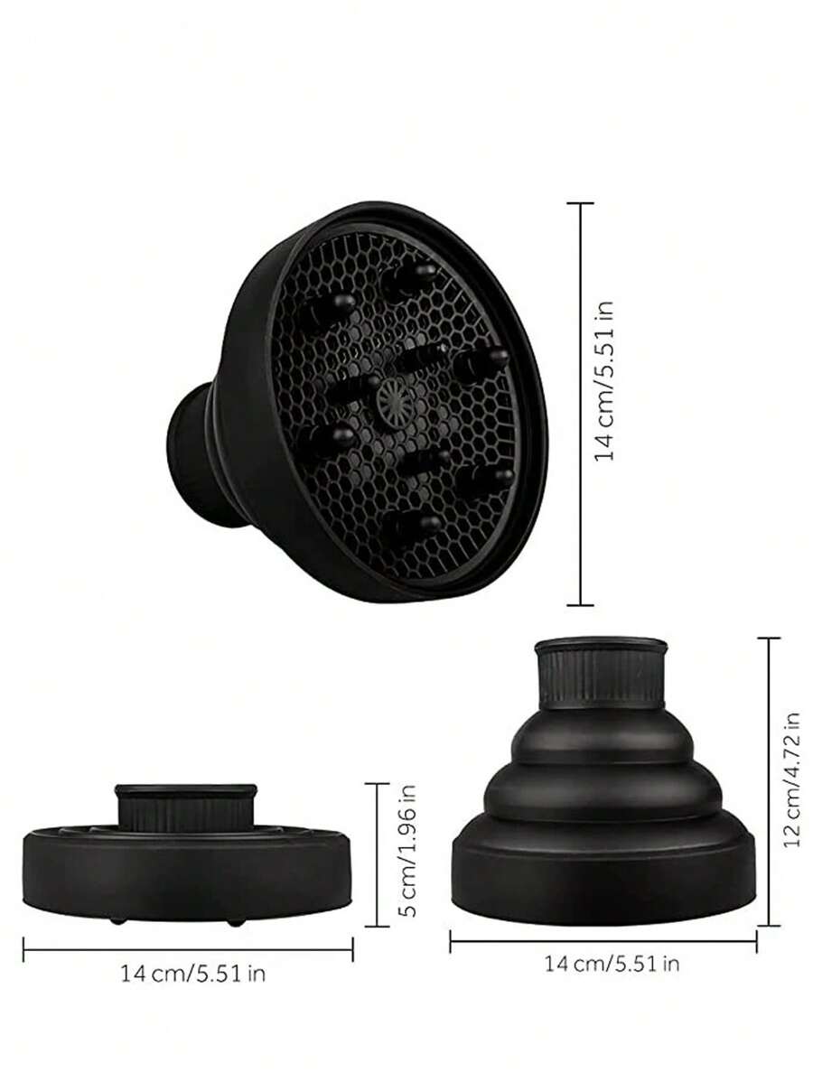 Barbertop Silicone Hair Dryer Diffuser Attachment, Heat Resistant And ...