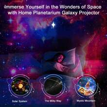 VanSmaGo Galaxy Projector, 13 In 1 Planetarium Star Projector Realistic Starry Sky Night Light With Solar System Constellation Moon For Bedroom Ceiling Home Theater Living Room Decor - Ngôi sao - Xem 7