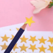5 Sheets/Pack Star Stickers Colourful Self Adhesive Reward Stickers Stars Labels For Scrapbooking Or Embellishment, 5PCS/Set - Multicolor - View 5