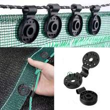 Clips De Plástico De Tela Para Malla Sombra Fijación 100pcs - Negro - Ver 4