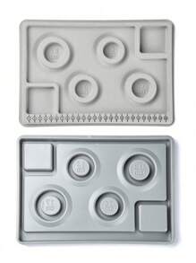 1pc Small Plastic Jewelry Design Board & Bead Roller, Suitable For Bracelet & Necklace Diy Making