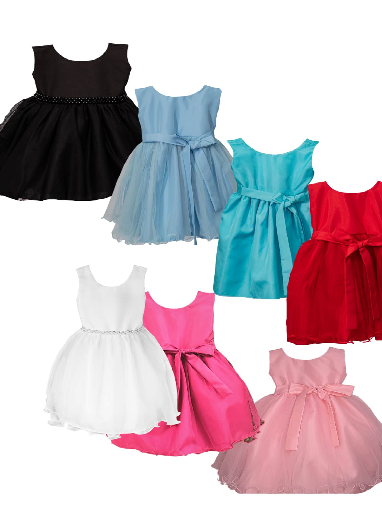 Young Girls Dresses - Màu xanh ngọc - Xem 1