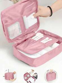 Cosmetic Bag Makeup Bag Travel Makeup Bags Cosmetic Bag For Home Use School Makeup Kits Dormitory Cosmetic Bag Travel Essentials Large Capacity Cosmetic Bag Ladies Cosmetic Bag Cosmetic Organizer Travel Storage Bag Cosmetic Bags Makeup Storage Toiletry Bag Multi-Functional Bag Carry-On Bag Clutch Bag Men Toiletry Bag Makeup Organizer Make Up Organizer Make Up Bag - Multicolor - View 9