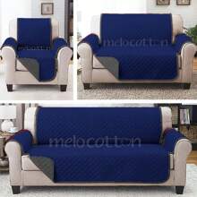 Pack de 3 Protectores para Sala Doble Vista Capitonado Pinsonic a cuadros de Alta Calidad Sin Hilo, Protector de Sofá Reversible y Resistente, Diseño Elegante y Sofisticado, Ideal para Sofás de 3 Piezas, Confort y Estilo para tu Sala, Protector Impermeable y Resistente al Desgaste, Fácil de Instalar y Mantener, Perfecto para Hogares con Niños o Mascotas, Material Suave y Duradero, Protección Extra contra Manchas, Rasgaduras y Derrames, Fundas Reversibles para Cambio de Estilo, Disponible en Varios Colores - Azul - Ver 2