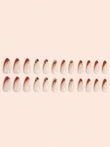 Mejore su apariencia instantáneamente con el set de 24 piezas de uñas postizas cuadradas tipo almendra. Incluye uñas falsas de estilo francés con estampado de leopardo, borde biselado, rayas doradas elegantes y cobertura completa. Viene con 1 hoja de pestañas adhesivas y 1 lima de uñas de gel de gelatina. Envío aleatorio.