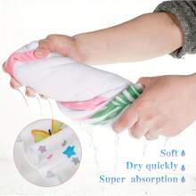 MIN ISO No use 1入組「鬼夜驚魂前夜」沙灘毛巾，超強吸水和快速乾燥遊泳毛巾，輕量柔軟的沙灘毯，適用於海灘、游泳、戶外露營旅行等，理想的沙灘必備品 - 藍色 - 查看 8