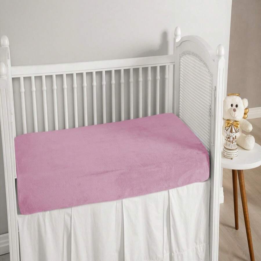 Plush Crib Sheet Baby Blanket Soft Flannel Winter Warm SHEIN USA