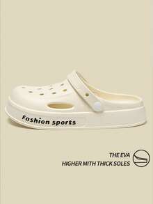 Men's EVA Hollow Out Slippers, 2024 New Anti-Slip Beach Shoes, Summer Outdoor Slippers - White - View 4