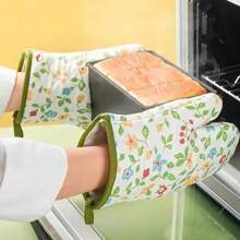 1 件套厨房烘焙烤箱手套和隔热垫套装，包含微波炉耐热手套和垫子、锅垫和烘焙垫。 - 彩色 - 查看 4