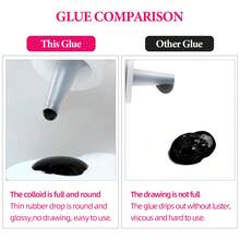 Professional 5ml 0.5S 1S 2S 3S Eyelash Glue Fast Drying Strong False Eye Lash Extension Glue Adhesive Fake Eyelash Glue False Eyelash Glue Extension Eyelashes Glue - Multicolor - View 9