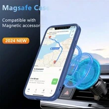 Hadaasi 1个蓝色磁吸手机壳，内置屏幕保护膜，[兼容无线充电] 360°全方位保护壳 [亲肤材质 & 防刮设计]，兼容 17e/17 Pro/17 Pro Max/Apple Air/17、Galaxy S26 Ultra/S26 Plus/S26/A17/A07/S25FE/A57、Poco、荣耀400 Pro和Reno14 Pro、荣耀400/400 Pro/400 Lite、Reno14 F、Hot 60 Pro/Hot 60 Pro+、15C - 寶藍色 - 查看 9