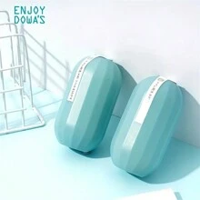 1/3件自动马桶清洁剂+50片洗衣机泡腾片，持久蓝色马桶清洁工具，适用于水箱和浴室，强力清洁，易于使用的清洁用品，家用小工具，2种类型随机发货