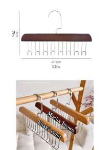 1入/3入組多功能衣物收納掛鉤，無痕晾衣架適用於內衣和背心 - 彩色 - 查看 2