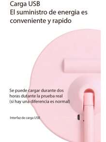 Espejos Para Maquillaje/baño Regulable Con Luces Led - Rosa - Ver 4