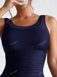 Traje de baño de una pieza versátil y de moda, adecuado para primavera/verano